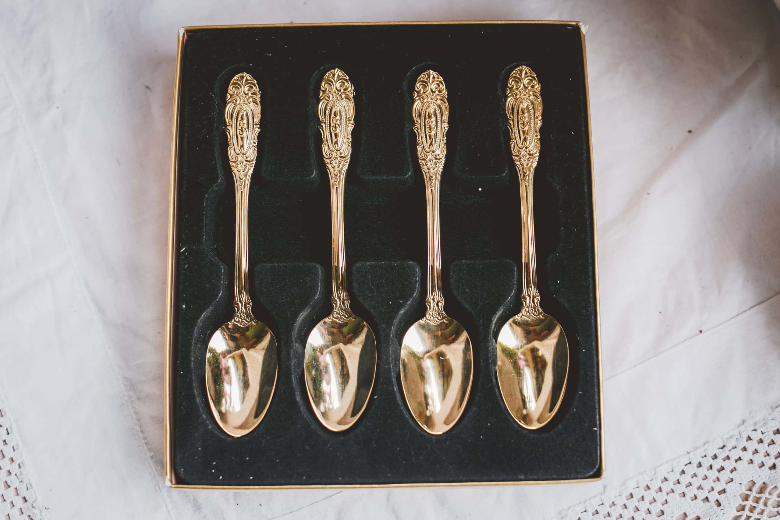 Gold Plate Teaspoon by Cristina Re - Image 2