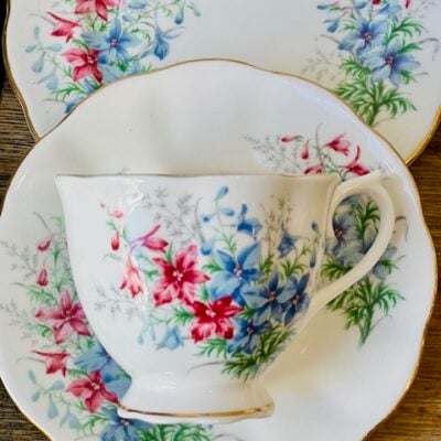 Royal Albert ‘Friendship’ Larkspur Trio Teacup Posy