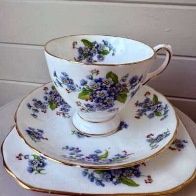 Forget Me Not Teacup Posy trio