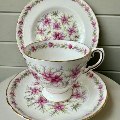 Love in a Mist Trio Teacup Posy
