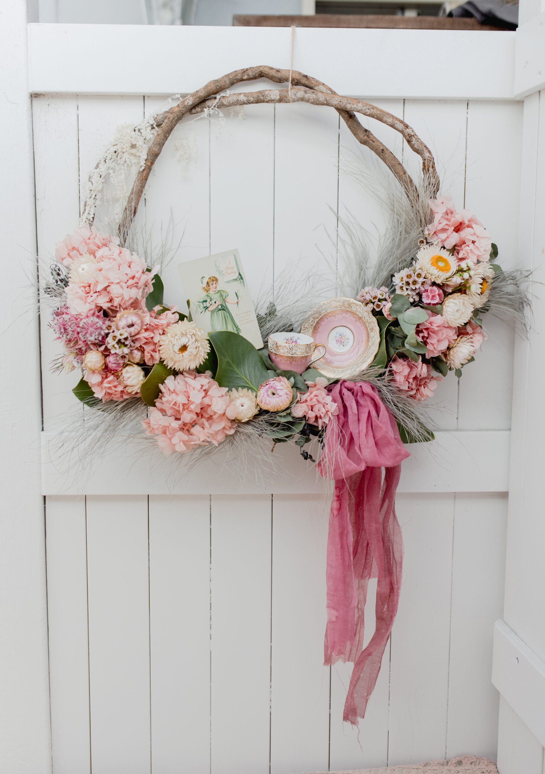 Christmas wreath workshop in Newcastle