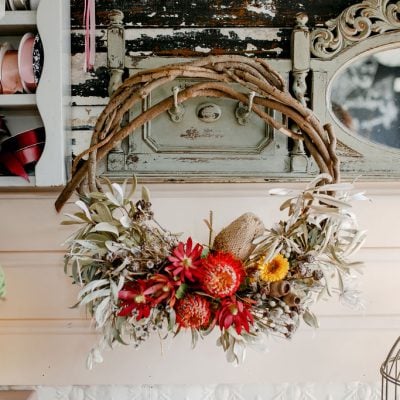 christmas floral wreath making classes in newcastle