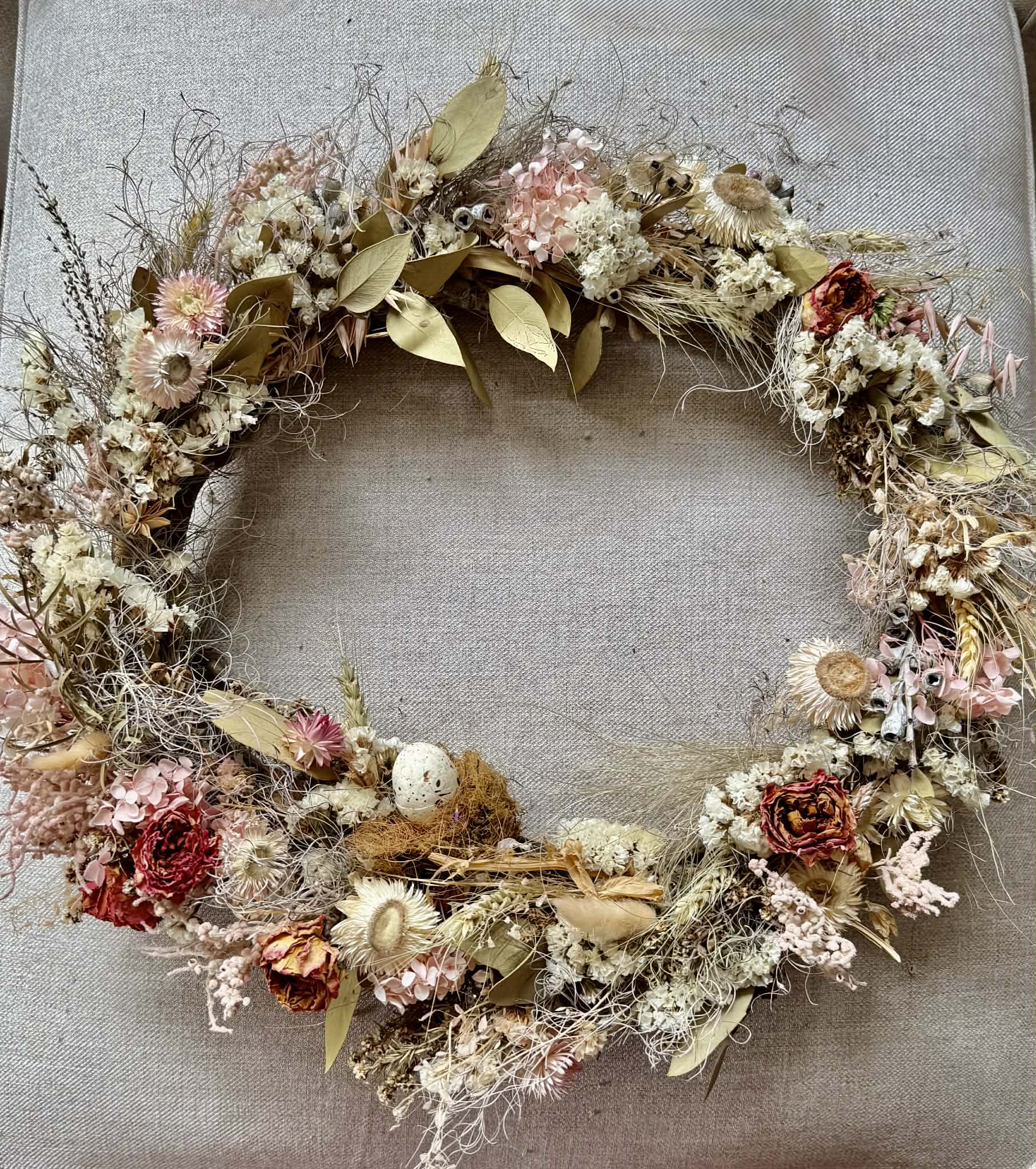 dried floral wreath mother's day gift for delivery australia