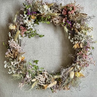 dried floral wreath order online