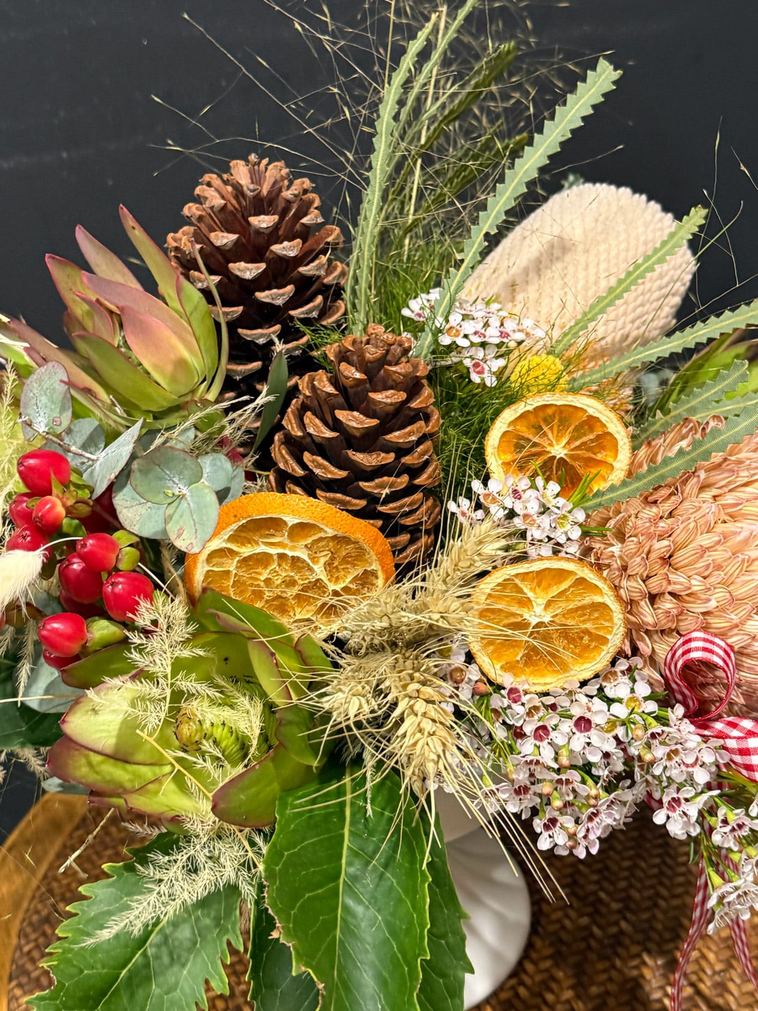 Beautiful christmas flowers for host gift newcastle