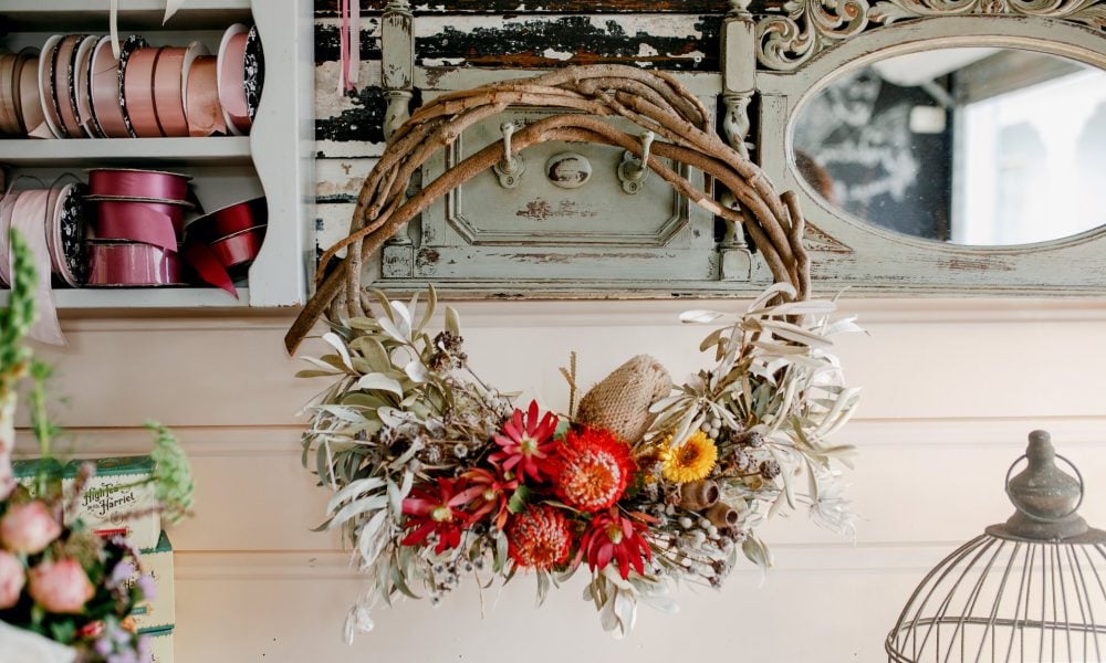 flower-wreath-workshop flower workshops newcastle
