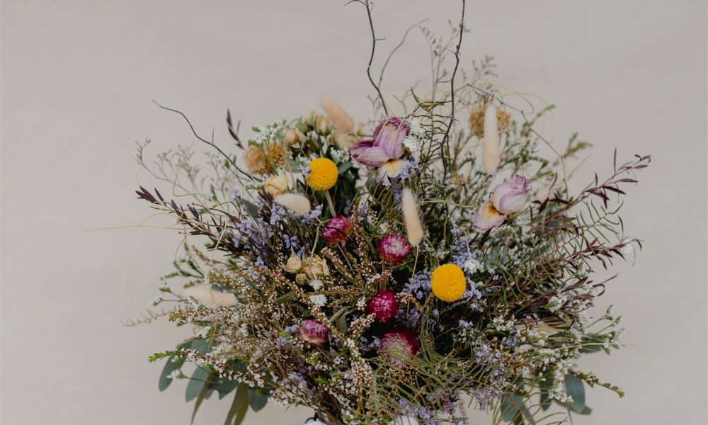 Mayflowers Shoots cottage garden inspired flower arangement