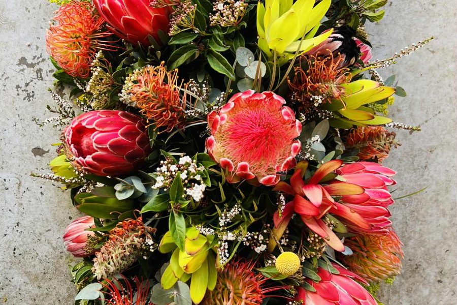 native flowers for coffin